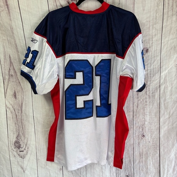 NFL Buffalo Bills #21 Blue and White Jersey Reebok with Red Accents size adult - Picture 2 of 8